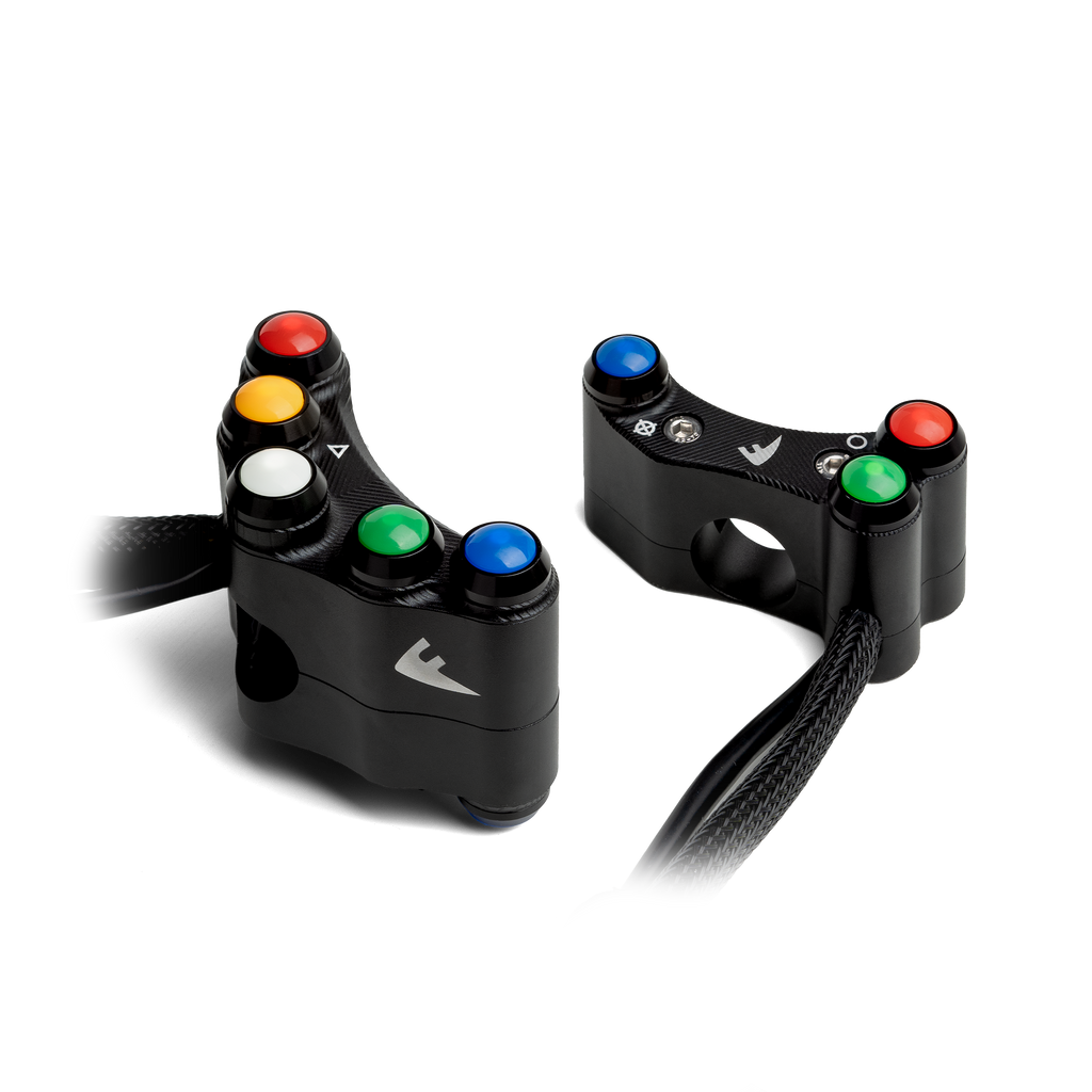 'LUCERE' Illuminated Handlebar Switch Set for MV Agusta F3, F4, Brutale, Dragster & Rivale 2011 to 2017
