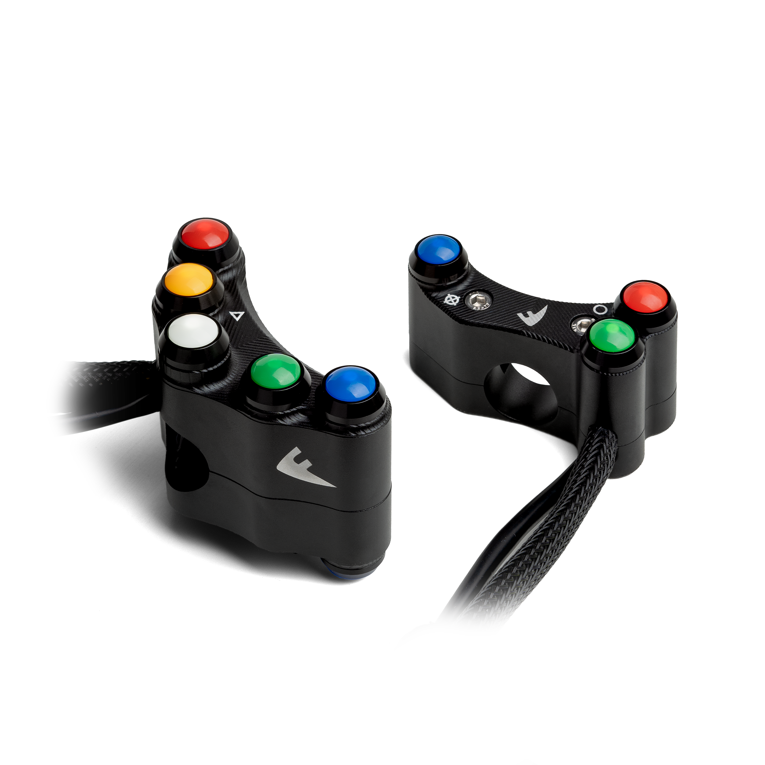 'LUCERE' Illuminated Handlebar Switch Set for MV Agusta F3, F4, Brutale, Dragster & Rivale 2011 to 2017