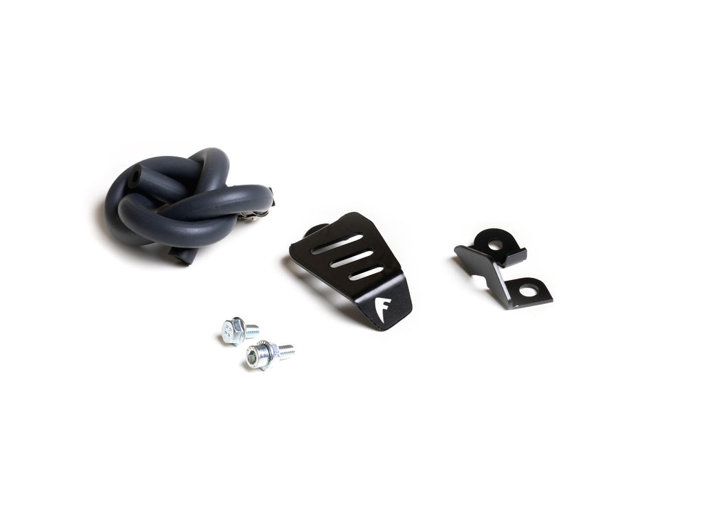 Rear brake reservoir heat guard & relocation kit for MV Agusta 1