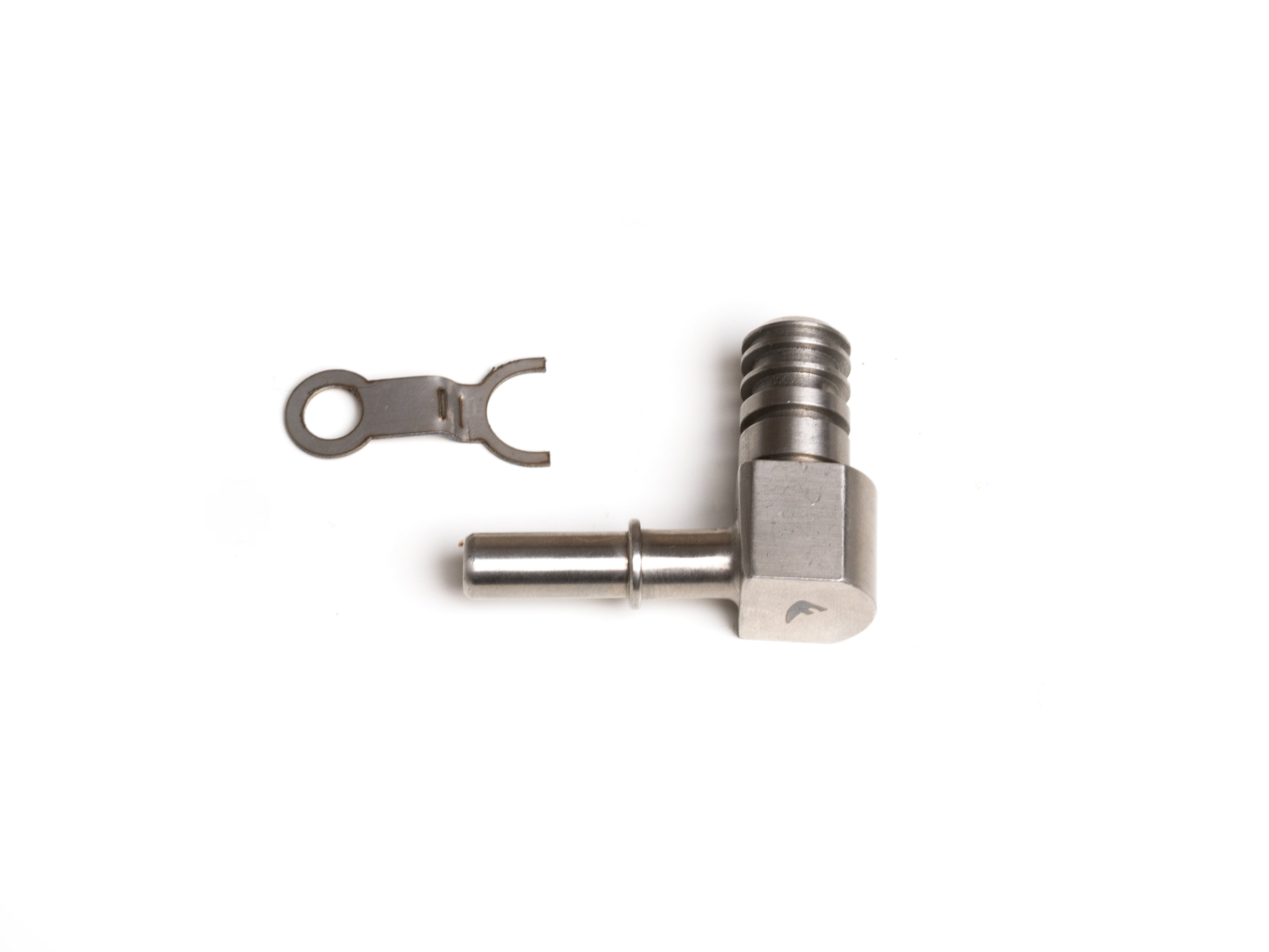 STAINLESS STEEL FUEL PUMP OUTLET CONNECTOR ELBOW FOR MV AGUSTA