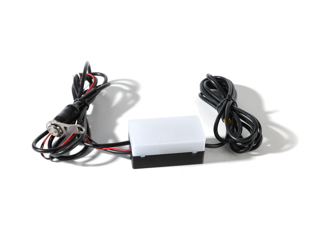 Electric UNIVERSAL Motorcycle Plate FLIPPER Control Box & Wiring Harness