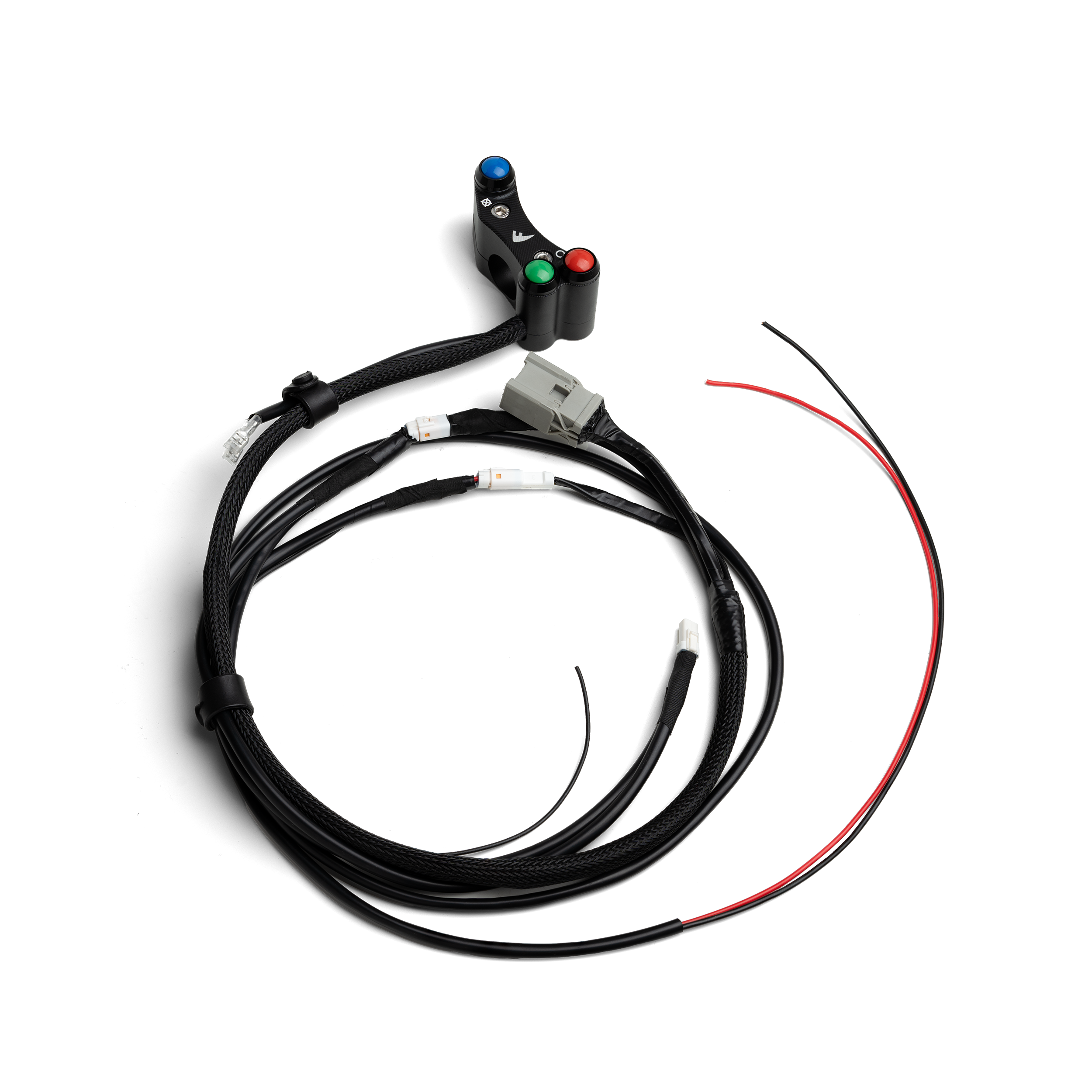 Right-side Lucere CNC aluminium illuminated switch set for MV Agusta F3 F4 Brutale, Dragster, Rivale and Stradale