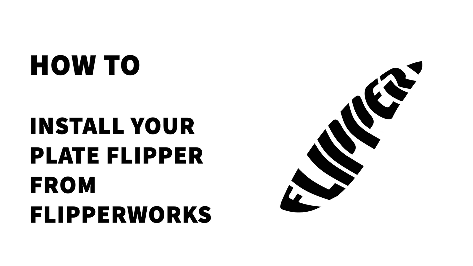 'F1' Electric Motorcycle Plate Flipper Kit – FLIPPER HOUSE